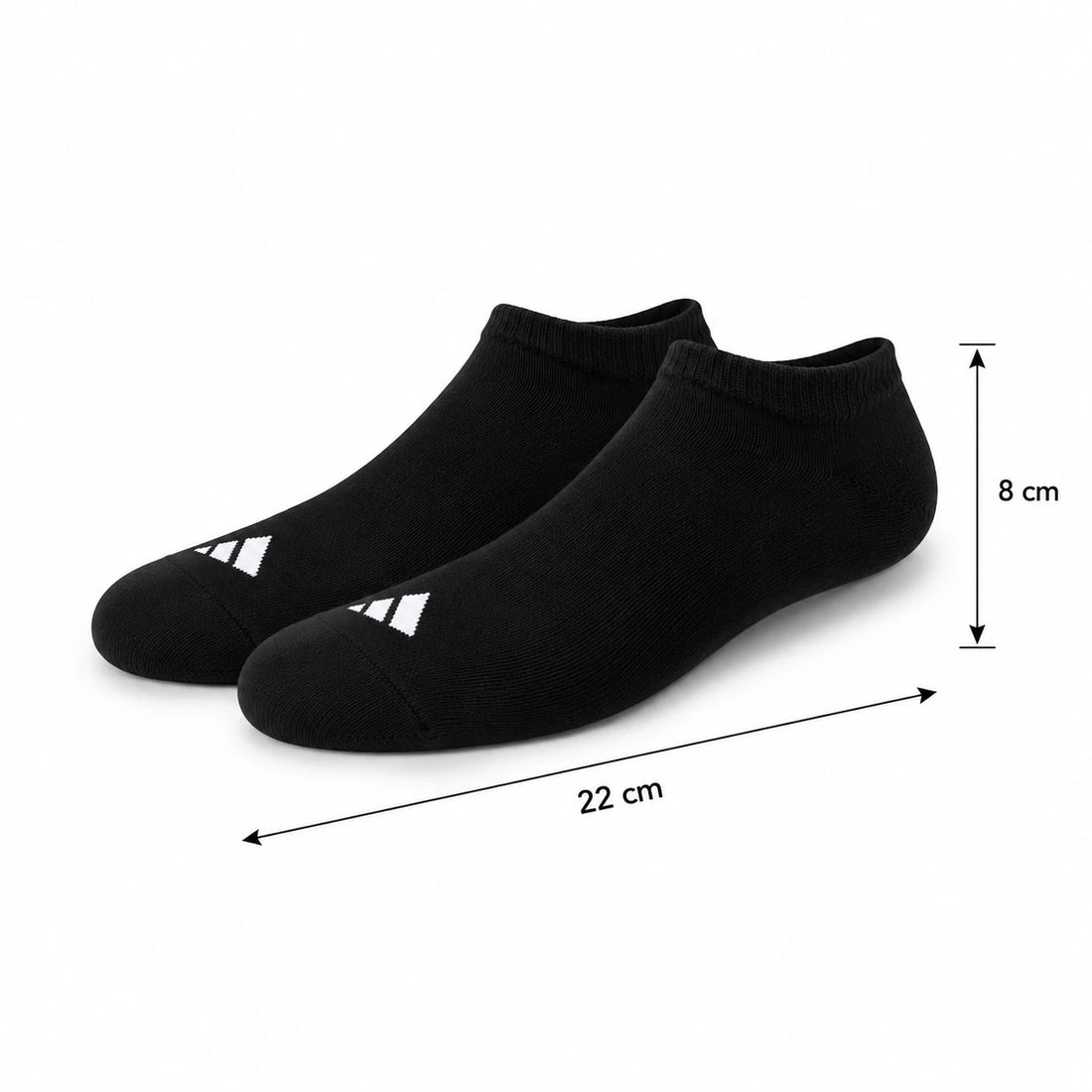 Adidas Socks Pack Ankle Socks 3 Pairs Black White Ankle Socks Set Cotton Sports Casual