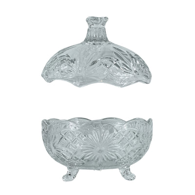 Rozana Crystal Sugar Bowl