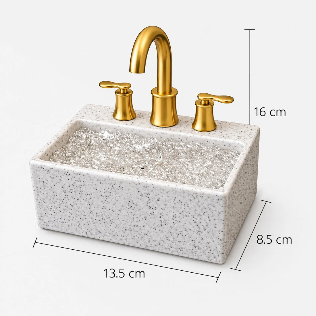 Mini Tabletop Water Fountain Indoor Decorative Relaxation Desk Home Office Zen Decor