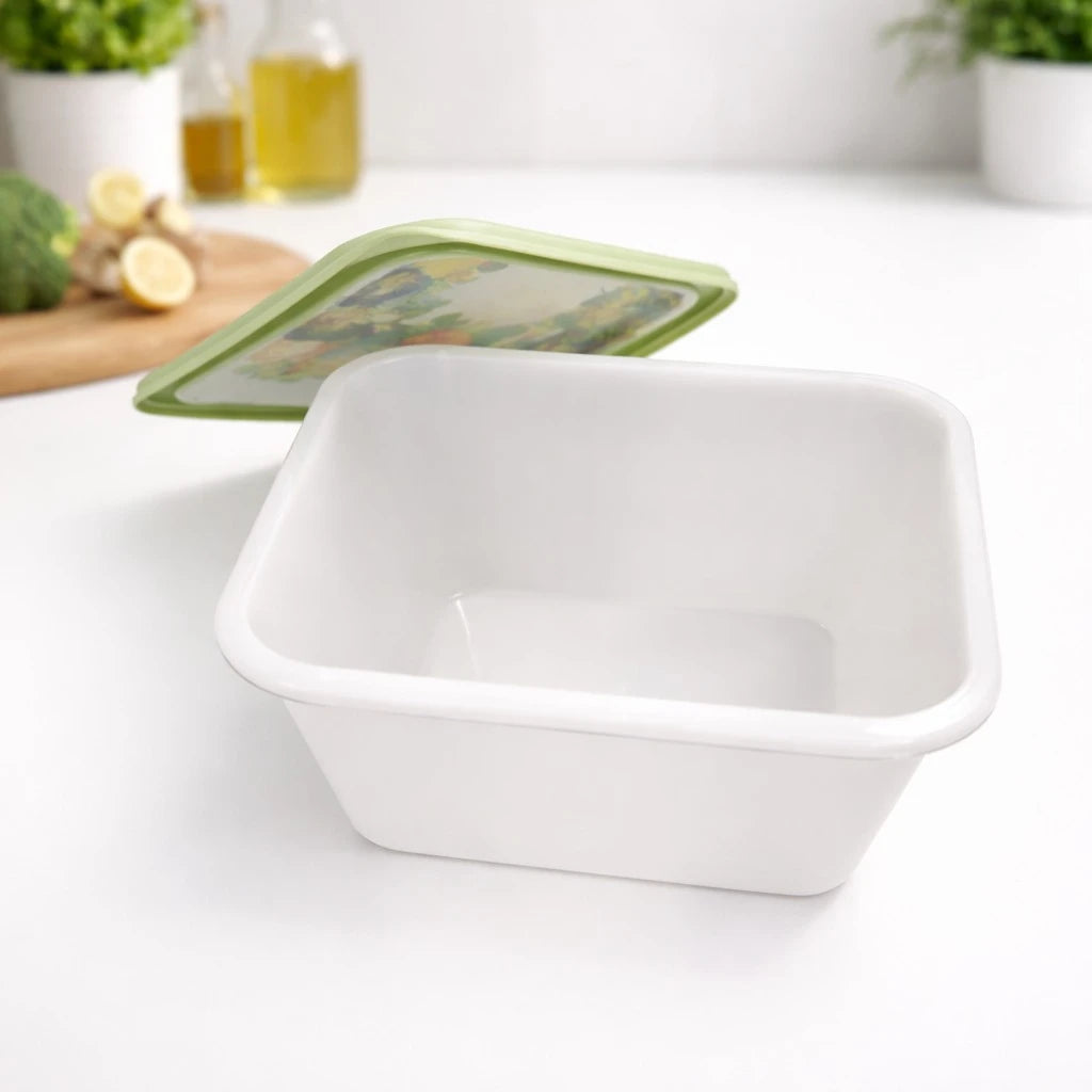 Freezer Storage Containers Set 3 Pieces 1L Airtight Food Storage Boxes Stackable Kitchen Organizer Meal Prep Containers