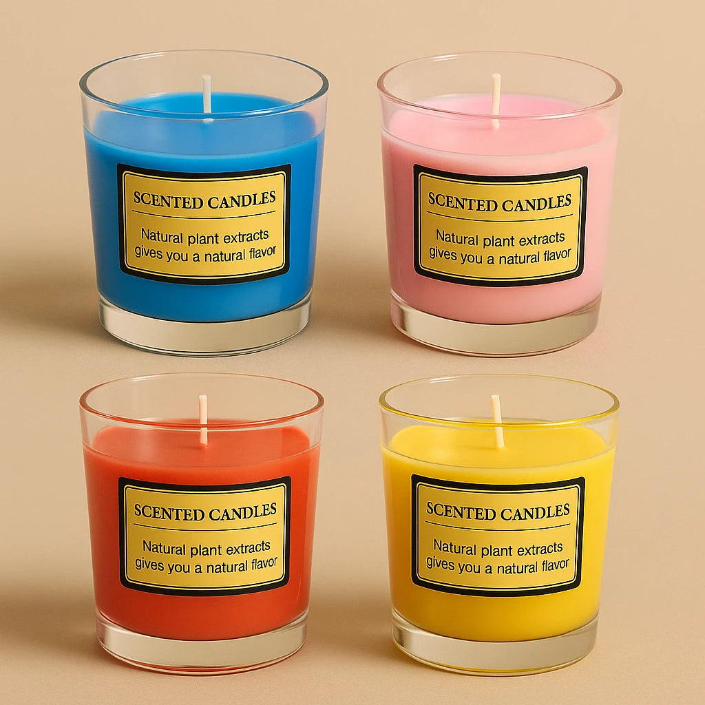 Colored Scented Candle