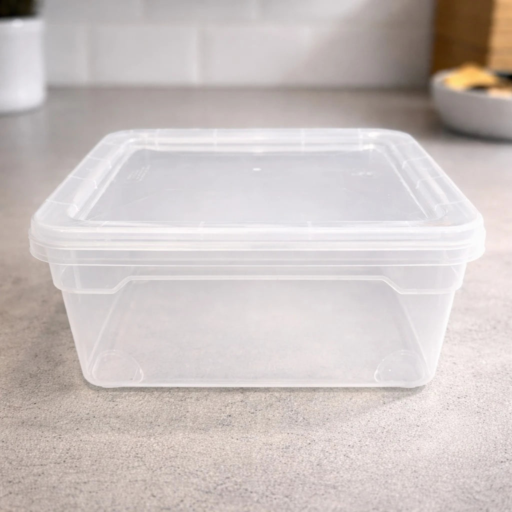 Food Storage Container 1 Liter Airtight Plastic Box Kitchen Storage Organizer Meal Prep Container
