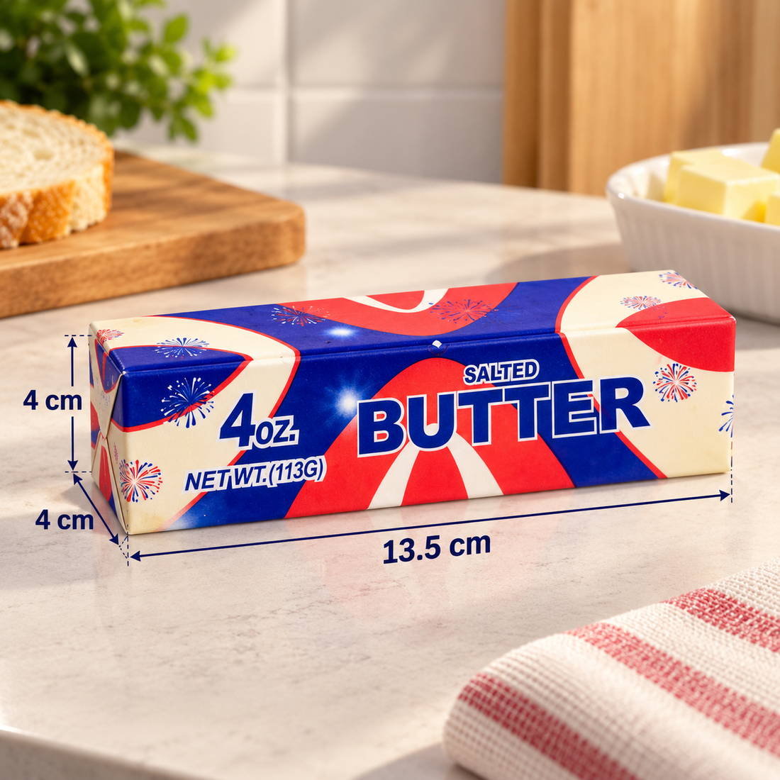 Butter Shaped Squishy Stress Relief Toy