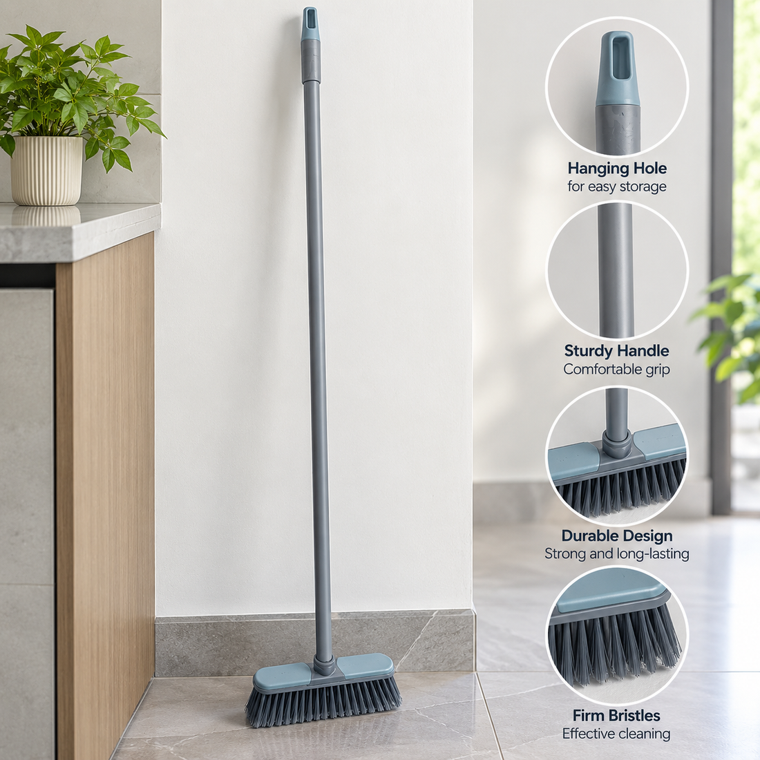 Long Handle Floor Cleaning Brush 130 cm