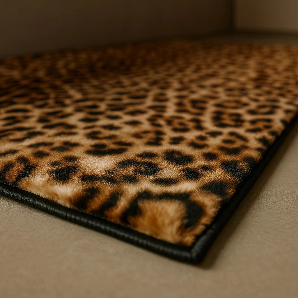 Modern Leopard Pattern Carpet 140×80 cm