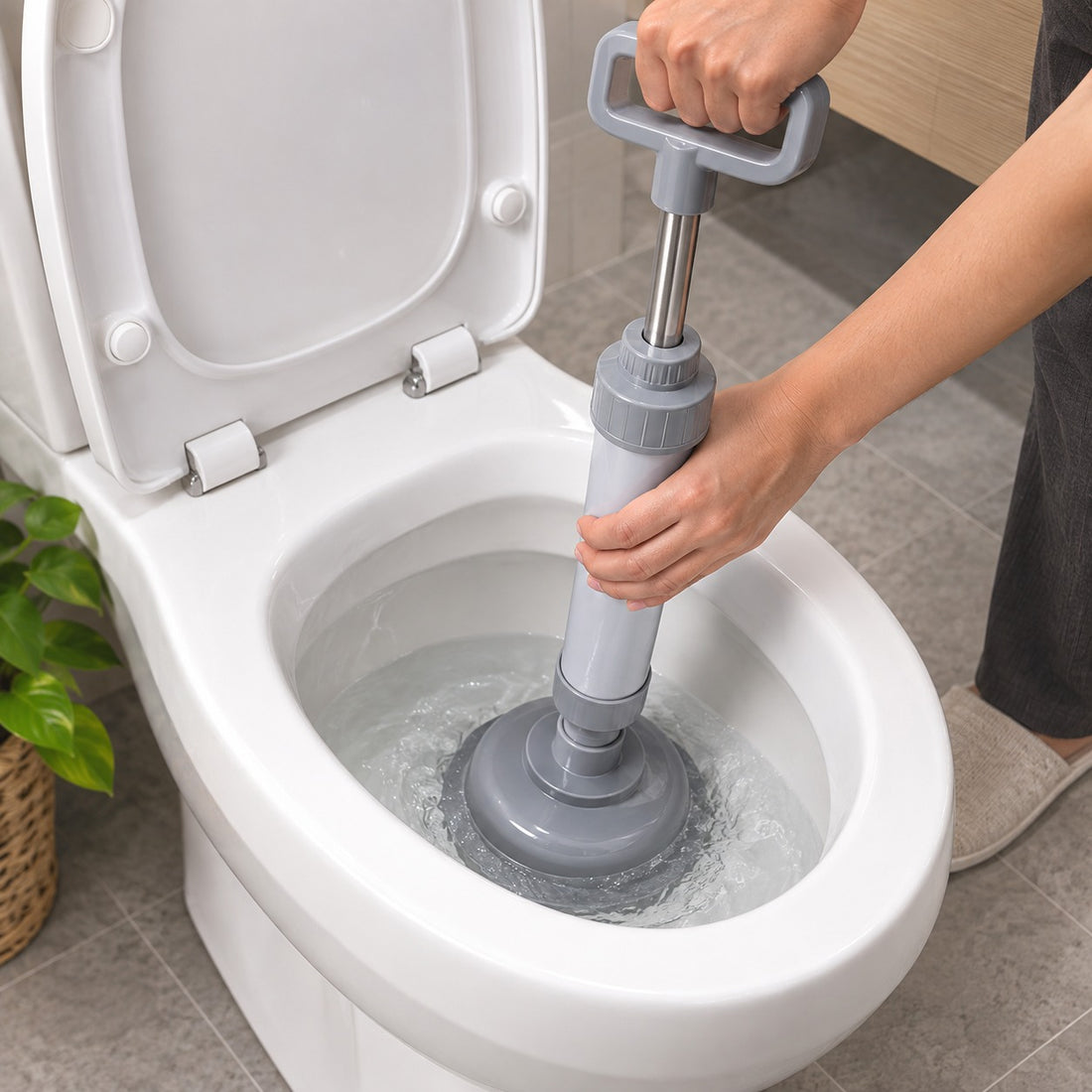 Manual Vacuum Suction Drain Unblocker Pump