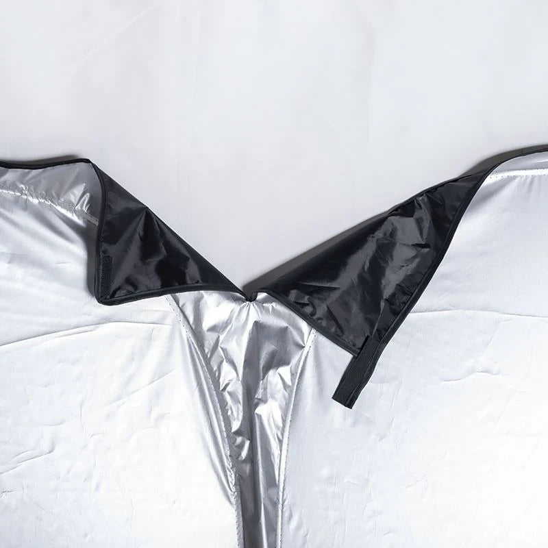 Foldable Car Sunshade 135 × 70 cm With Compact Storage Bag
