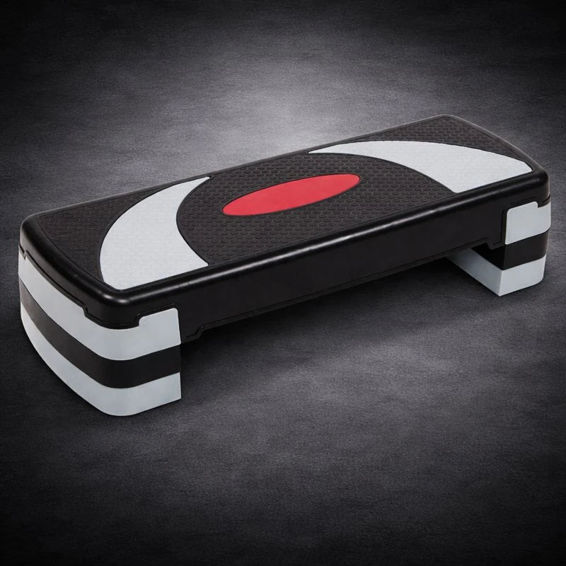 Adjustable Aerobic Step Platform Sports Gym Fitness Workout Step Board Anti Slip Cardio Exercise Bench Home Training Equipment