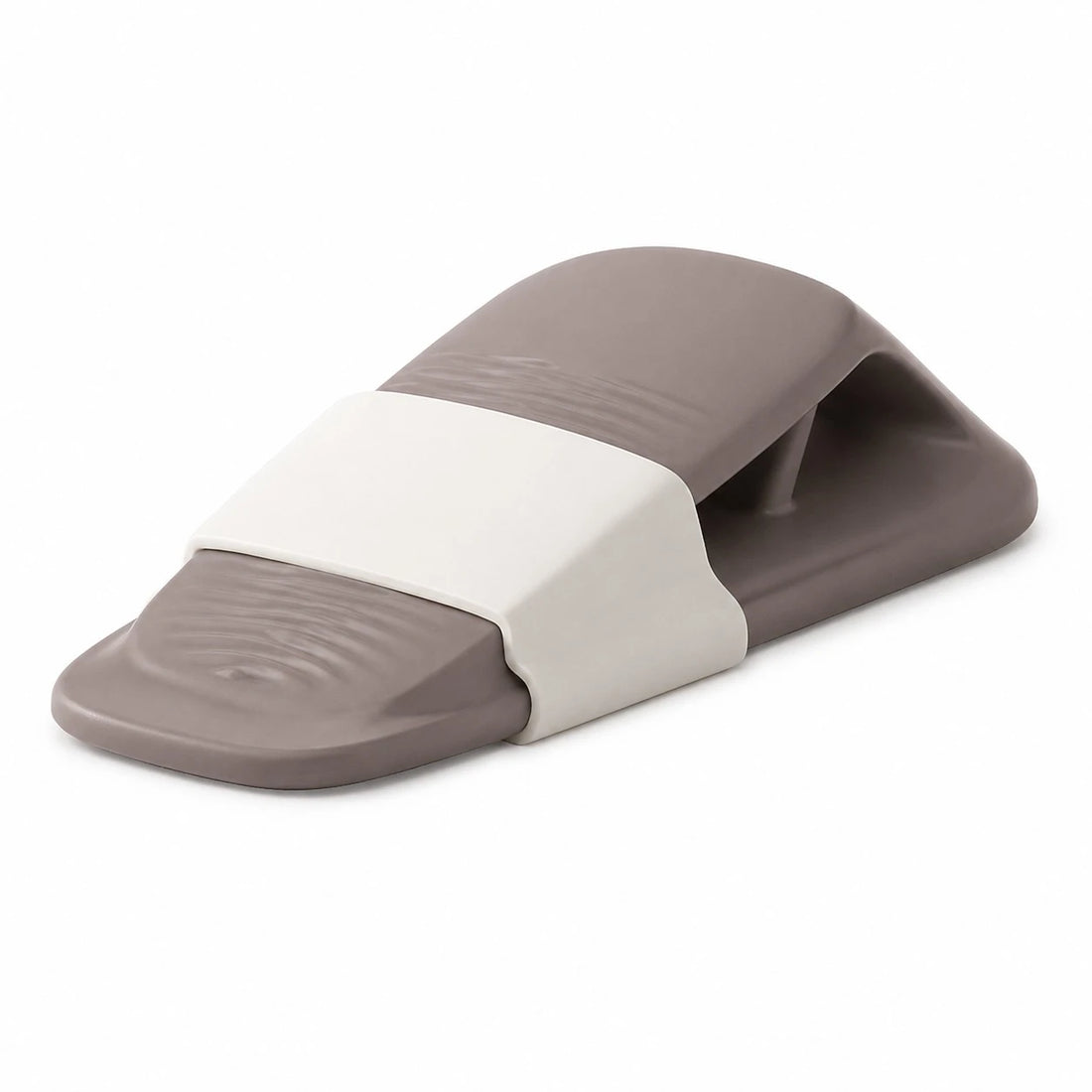 Non Slip TPR Rubber Door Stopper Wedge with Adhesive Storage Holder Anti Slip Door Stop