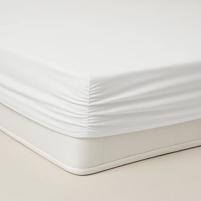100% Cotton Fitted Bed Sheet 120 × 200 cm Soft Breathable and Machine Washable Bedding