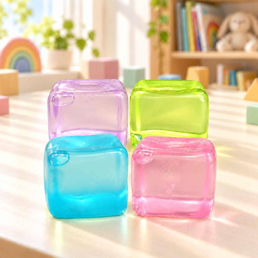 Soft Squishy Sensory Cube Fidget Toy