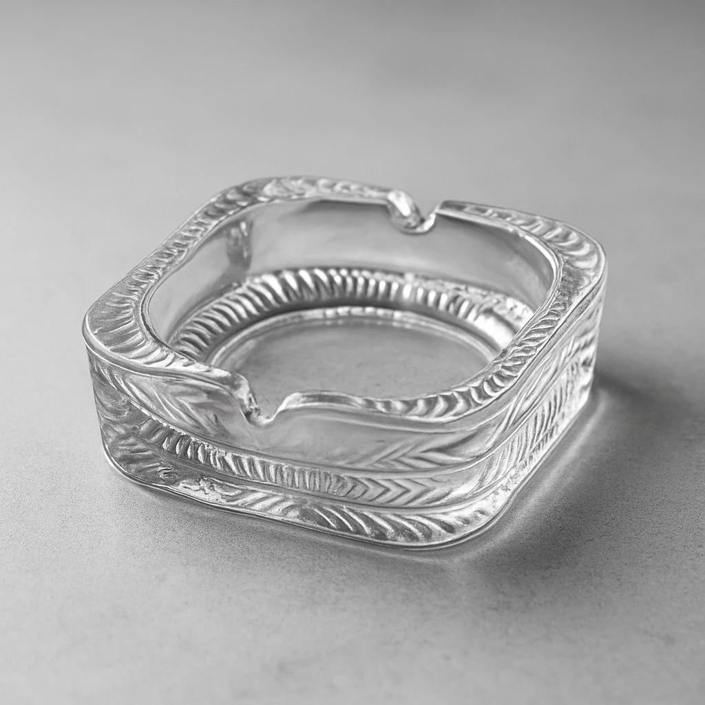 Square Glass Ashtray