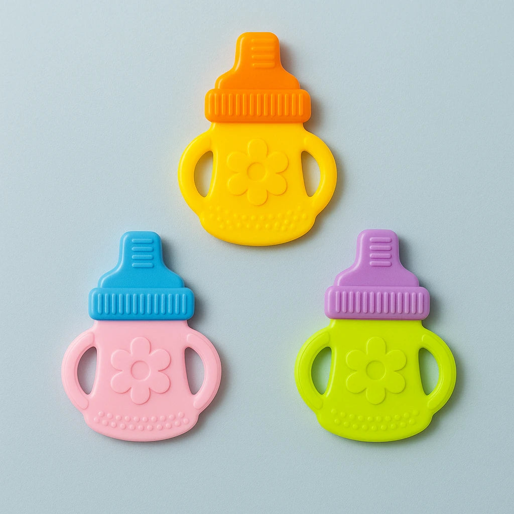 Bottle Shape Shield Silicone Teether