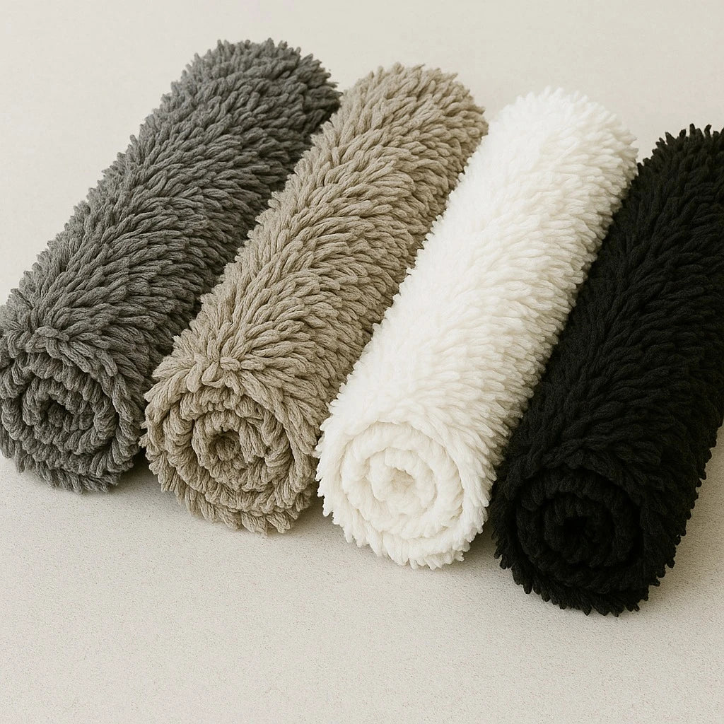 Shaggy Microfiber Bath Mat
