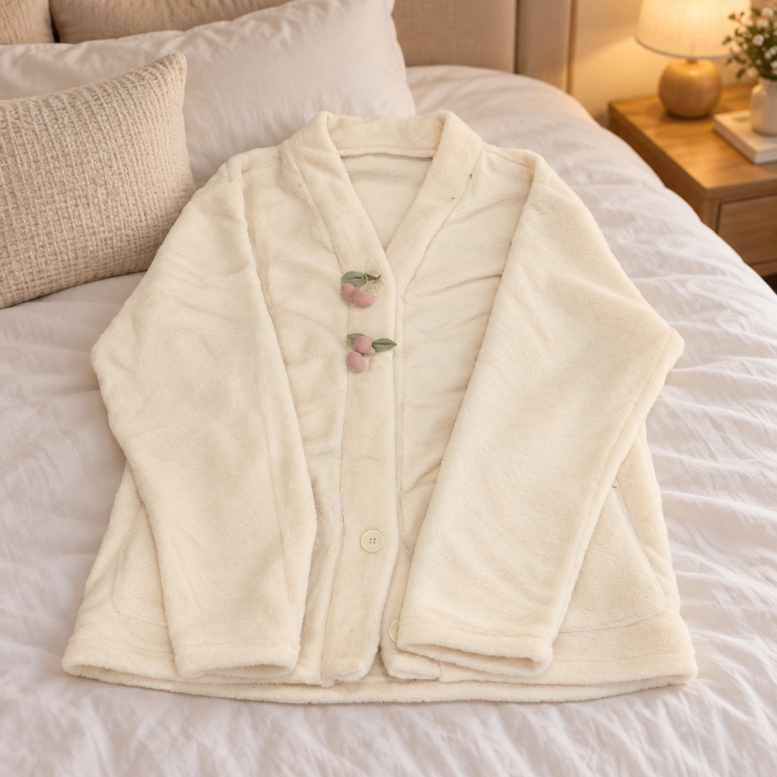 Warm Two Piece Winter Pajama Set