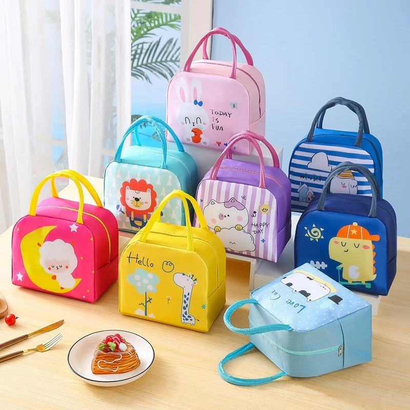 Kids Cartoon Insulated Lunch Bag