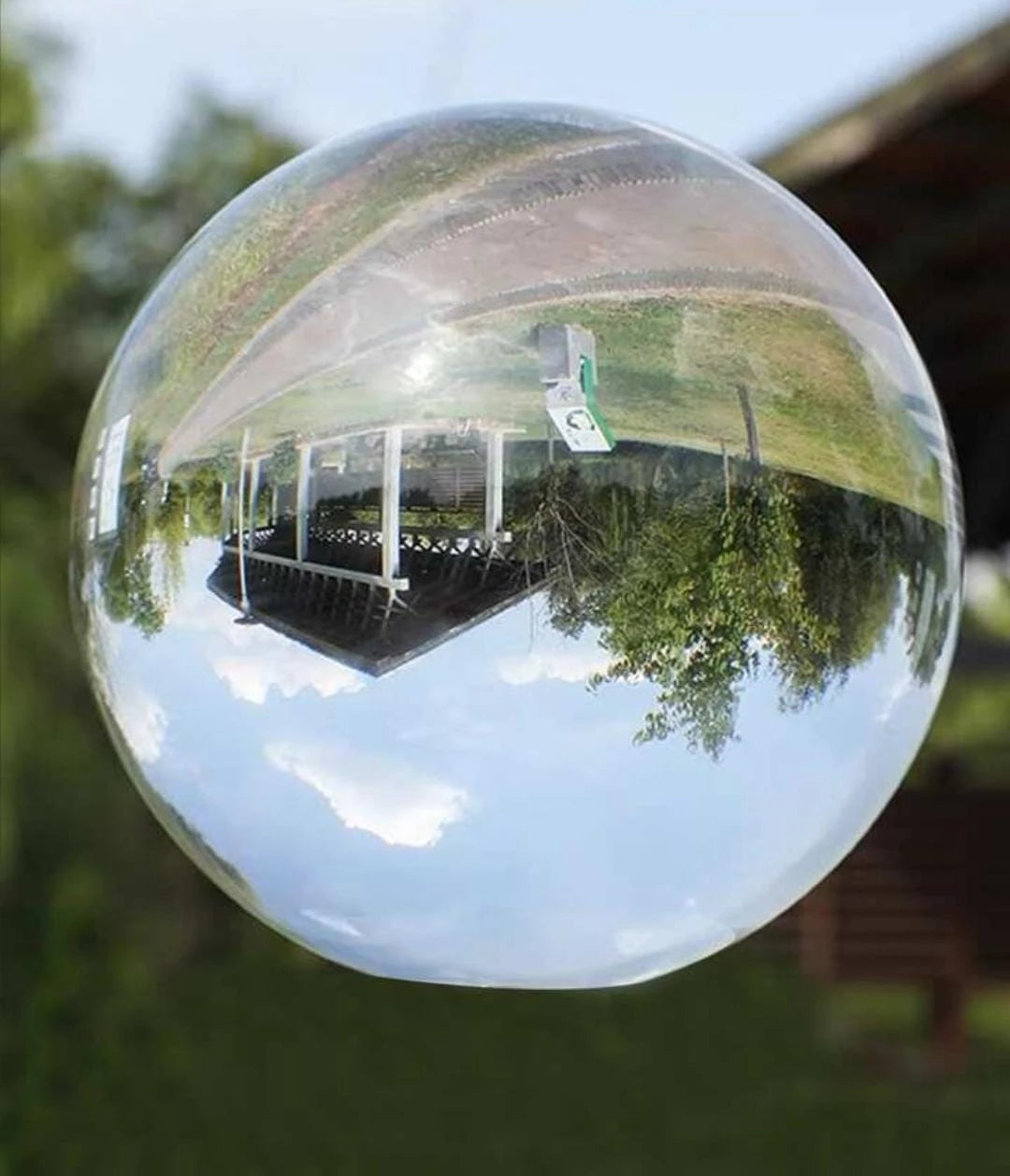 Crystal Ball Decor with Stand