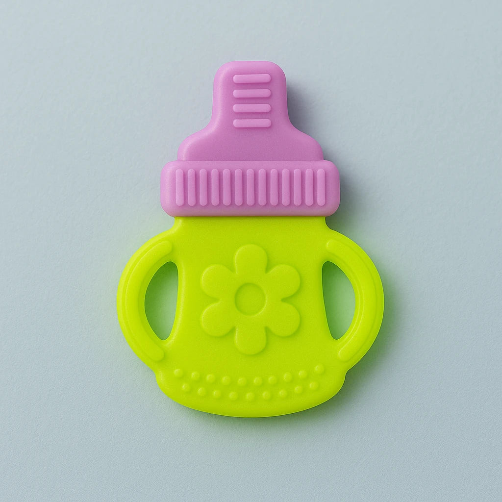 Bottle Shape Shield Silicone Teether
