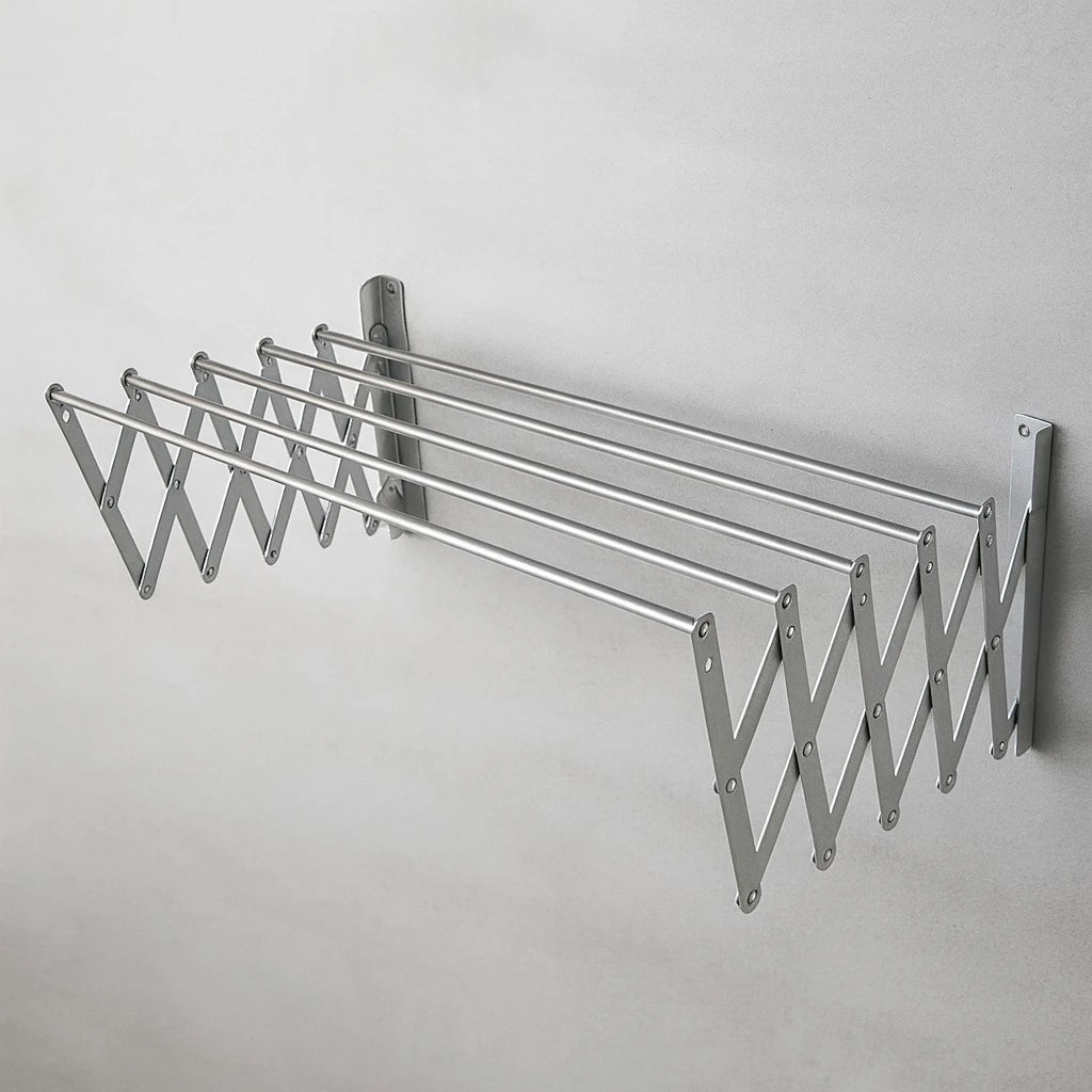 Aluminum Wall Mounted Extendable Drying Rack