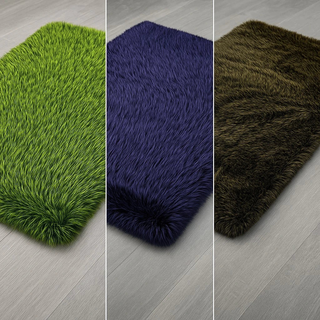 Luxurious Faux Fur Carpet– 80×140 cm