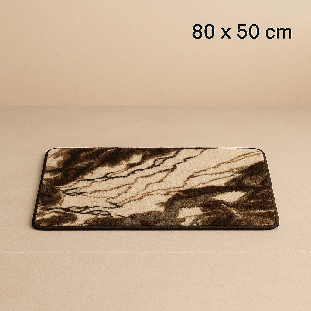 Modern Marble Design Carpet – 80×50 cm
