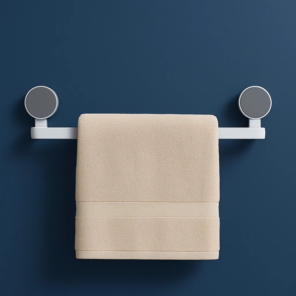 Self Adhesive Towel Rack No Drill Wall Mounted Kitchen Bathroom Towel Holder Storage Organizer 50 cm