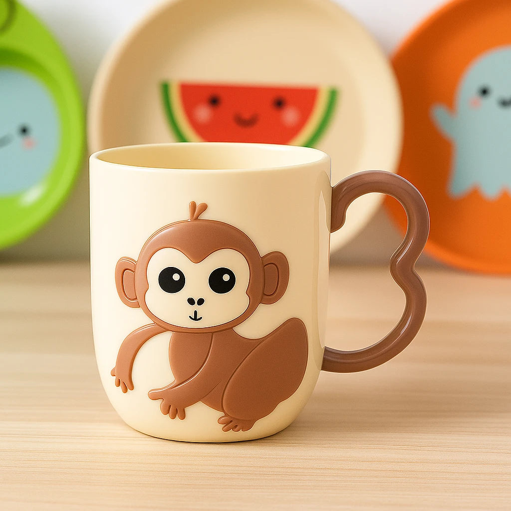 Non Breakable Plastic Monkey Mug