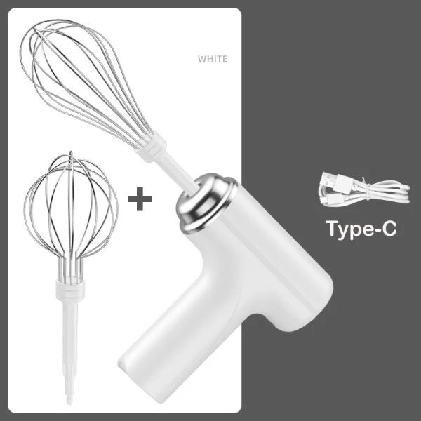 2 Heads Cordless Hand Mixer
