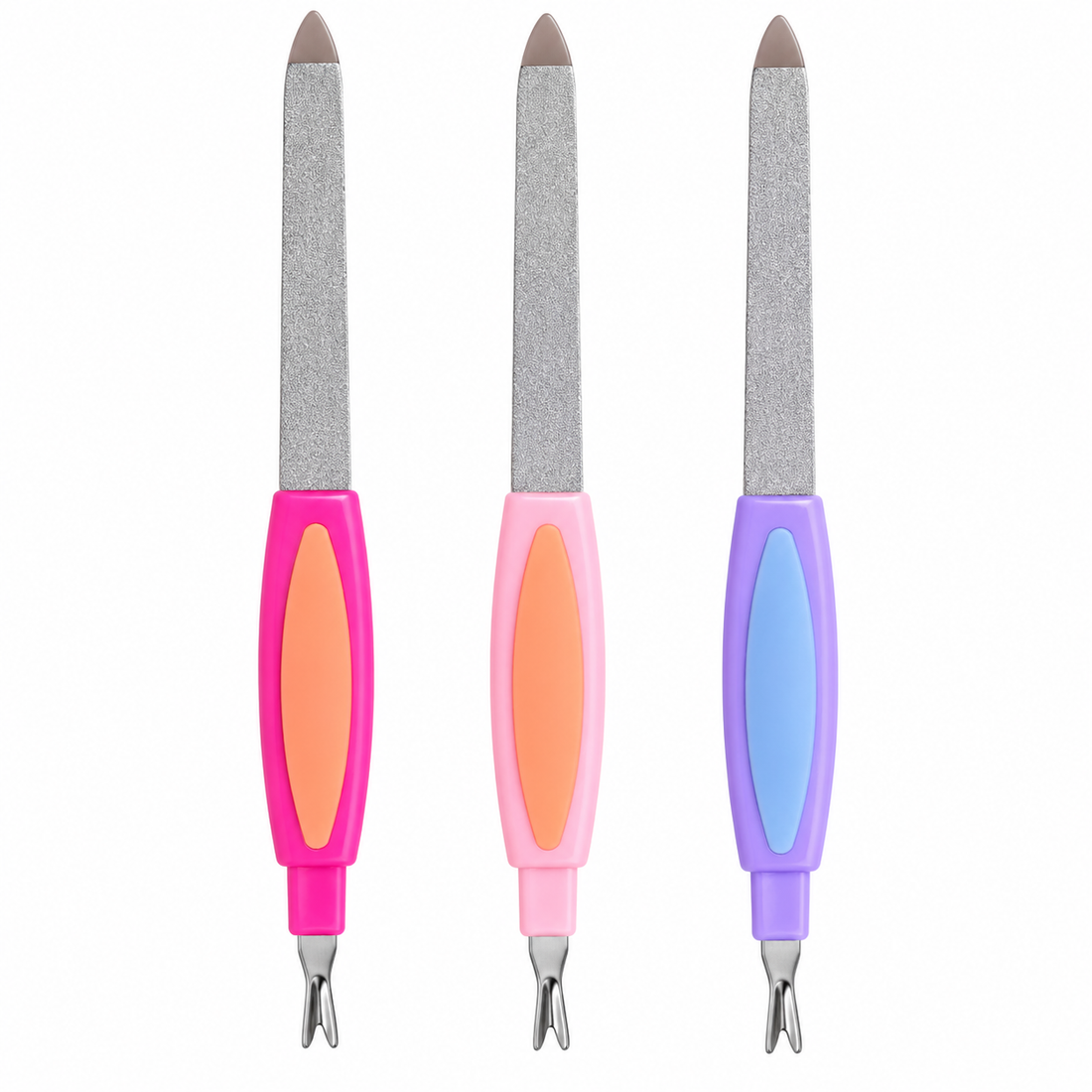 2-in-1 Nail File with Cuticle Cleaner