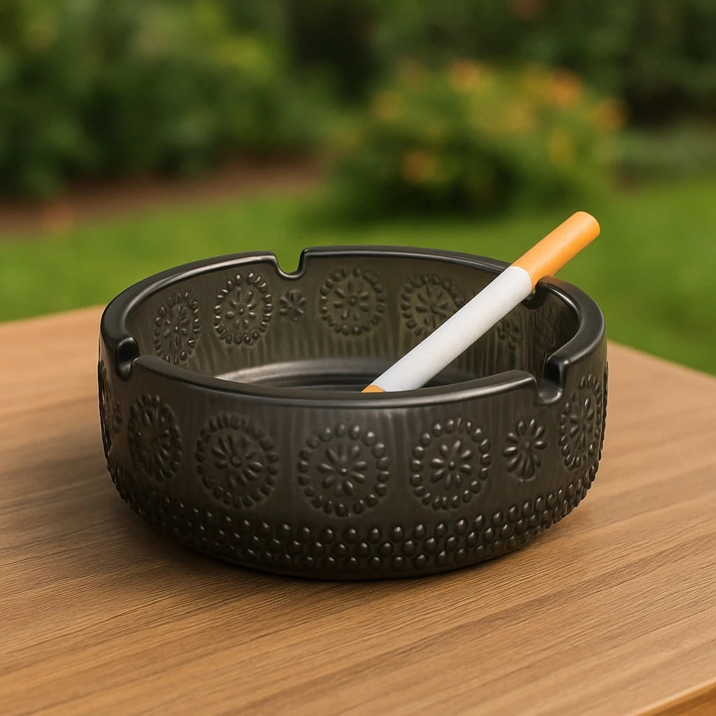 Smoky Glass Ashtray