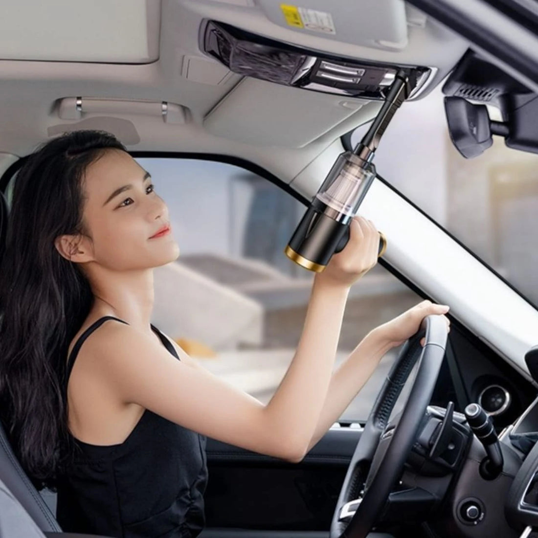 120W Foldable Cordless Handheld Vacuum Cleaner with 9000Pa Suction LED Light and 4000mAh Battery
