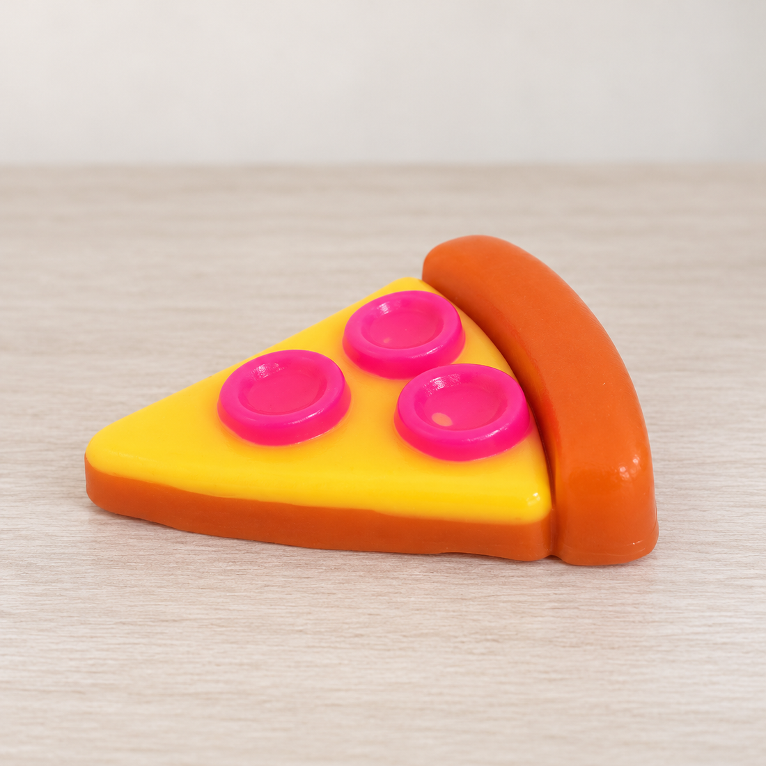 Pizza Slice Shaped Squishy Toy