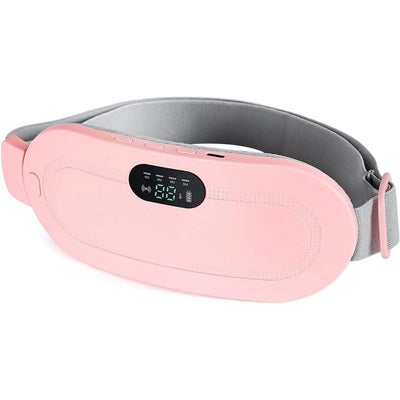 Period Cramp Relief Heating Massager with 3 Heat Levels 4 Vibration Modes and LED Display