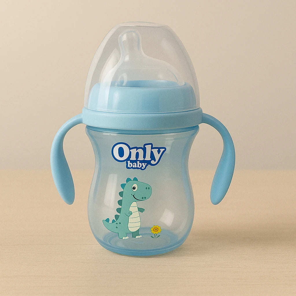 Handled Baby Bottle Cup