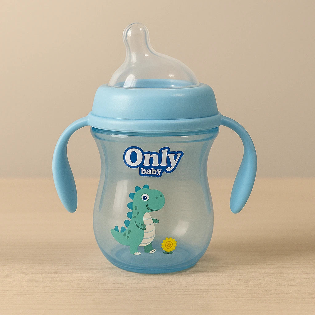 Handled Baby Bottle Cup