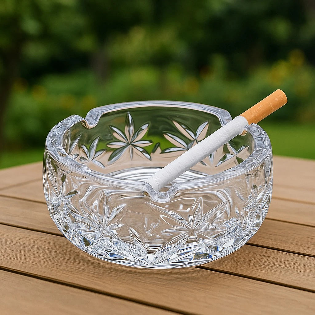 Clear Glass Ashtray