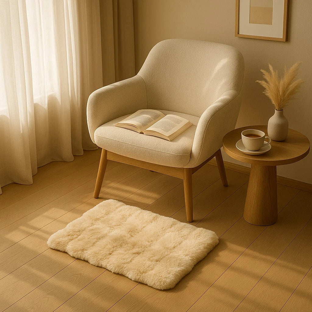 Luxury Bubble Plush Carpet 80×50 cm