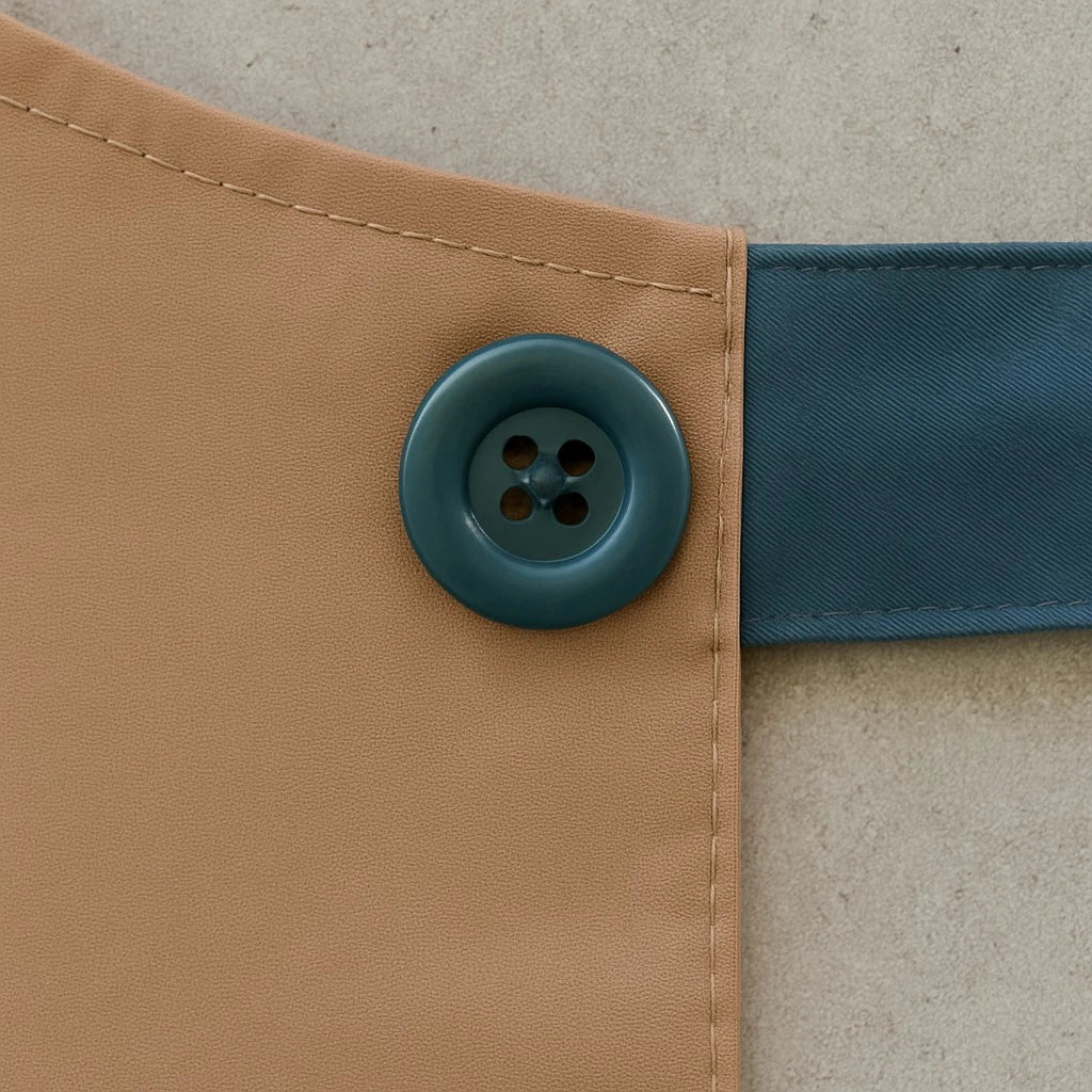 Nylon Apron with Buttons