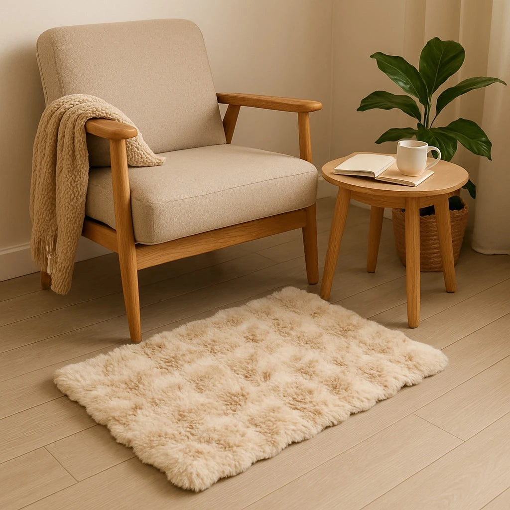 Luxury Bubble Plush Carpet 100×60 cm