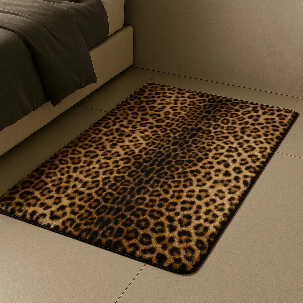 Modern Leopard Pattern Carpet 140×80 cm