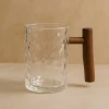 Textured Glass Cup