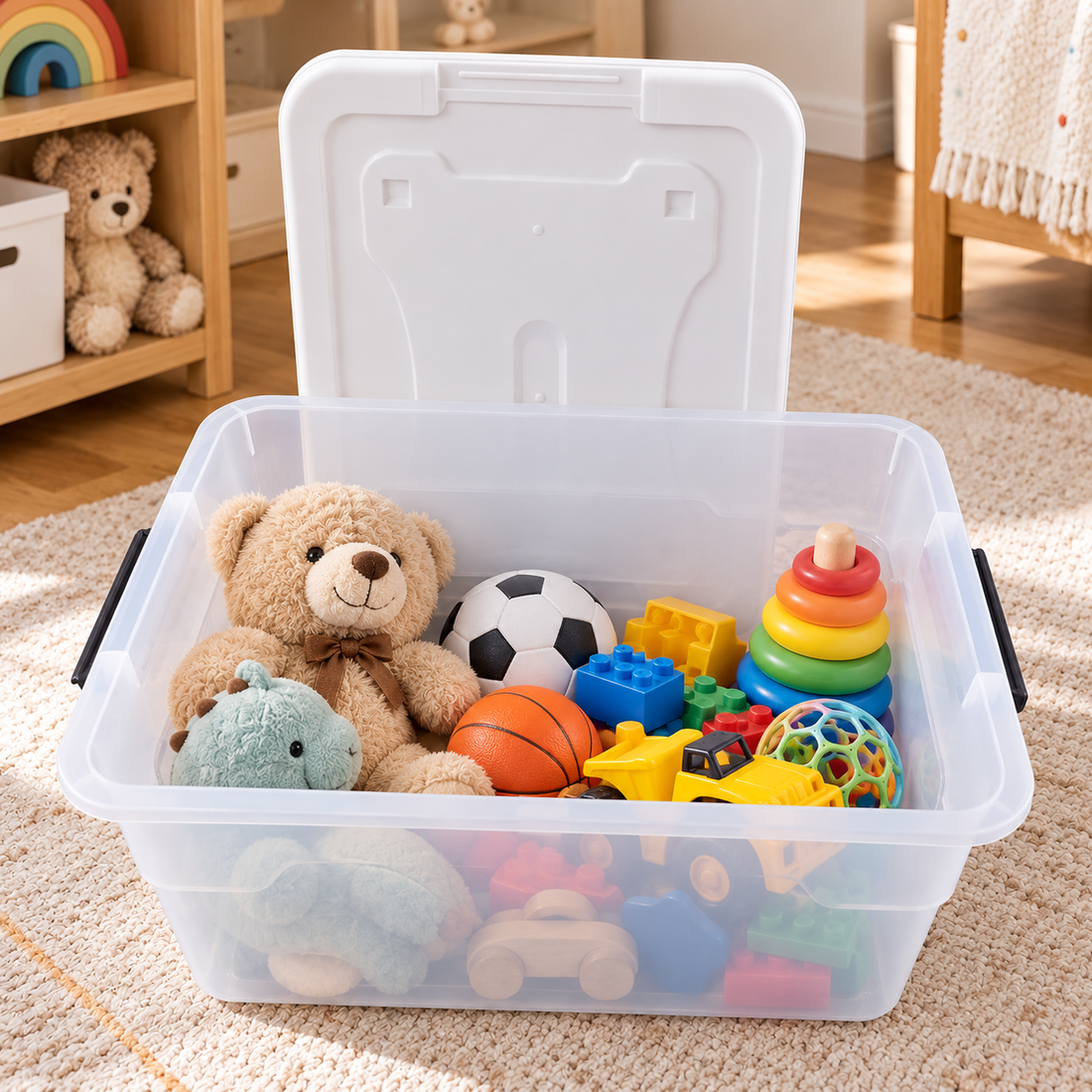 45L Large Storage Box with Lid