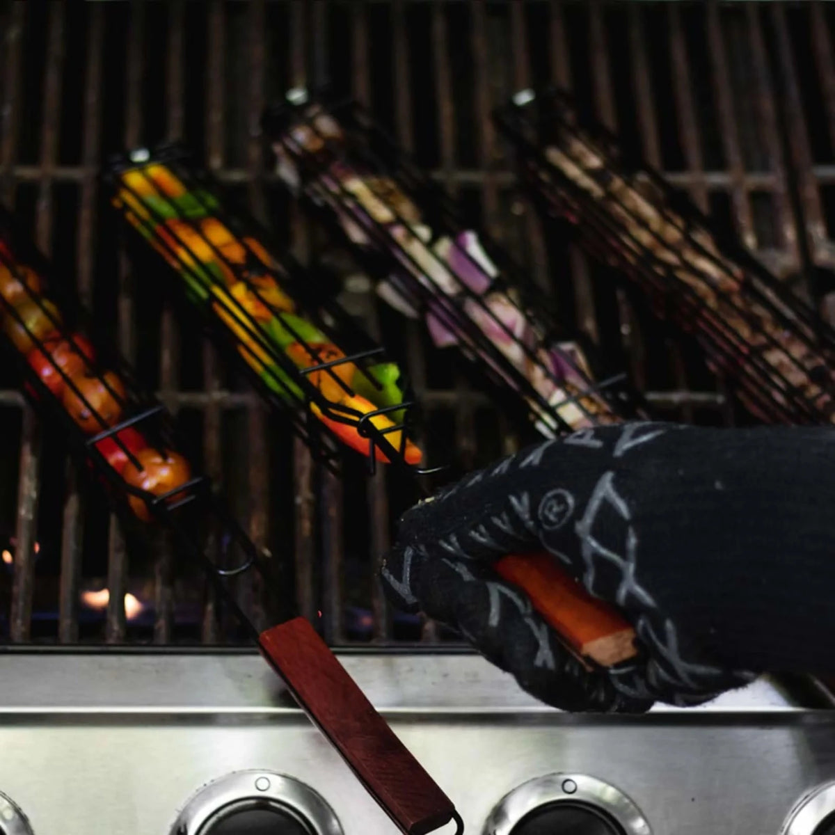 Nonstick Barbecue Grill Basket BBQ Fries