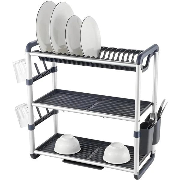 3 Tier Aluminum Dish Drying Rack