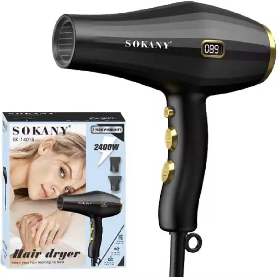 Sokany Smart Hair Brush Dryer straightener hair styler- Travel Friendly