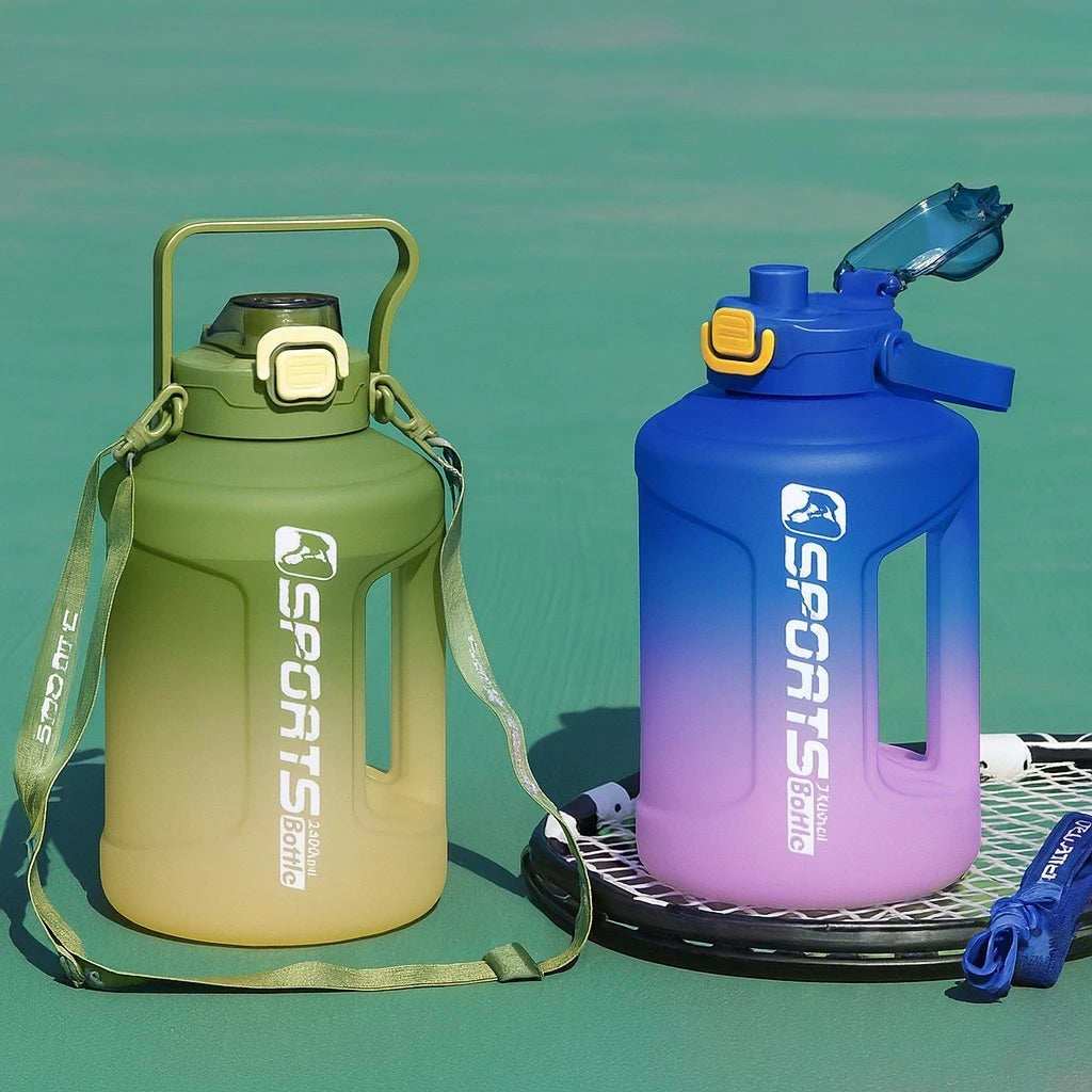 Gradient Sports Water Bottle 1.6L Large Capacity Motivational Water Bottle Fitness Gym Outdoor Drinking Bottle - Image 1