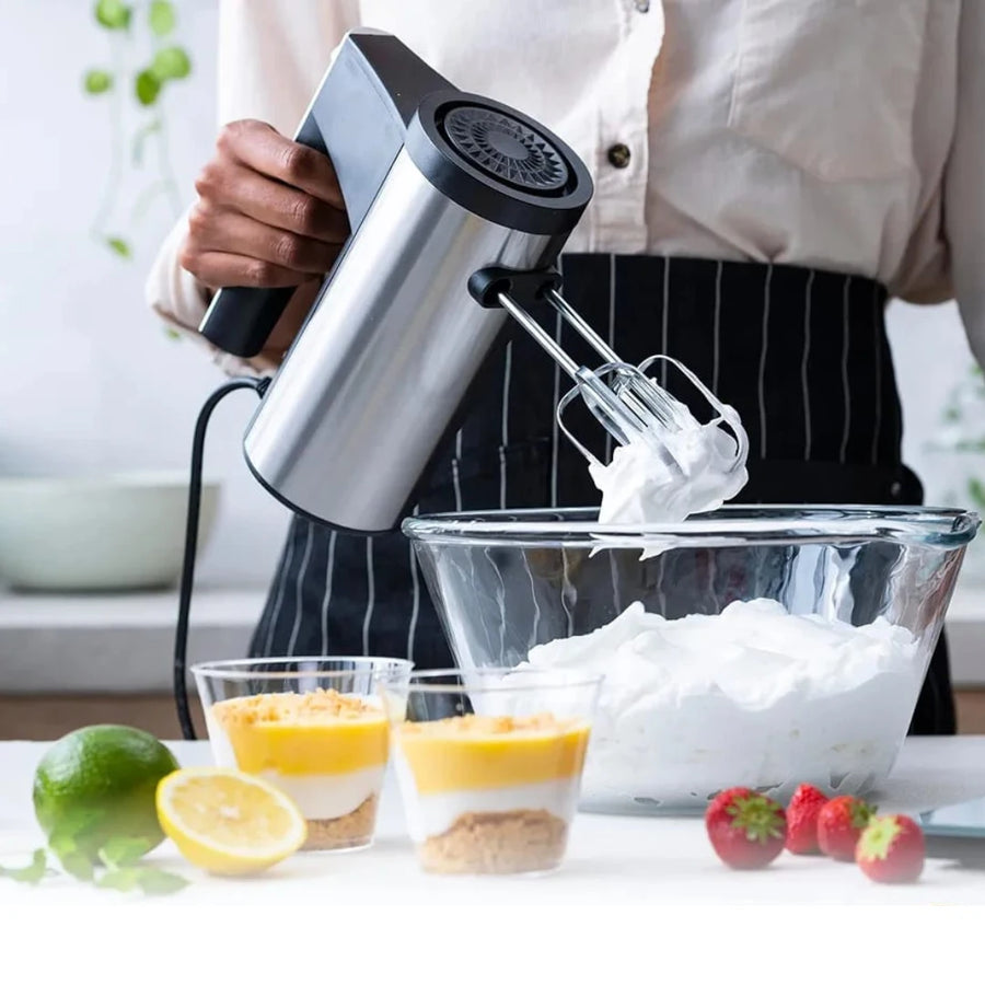 Minmax Electric Hand Mixer 500W Kitchen Mixer Whisk Beater Stainless Steel Baking Mixing Appliance