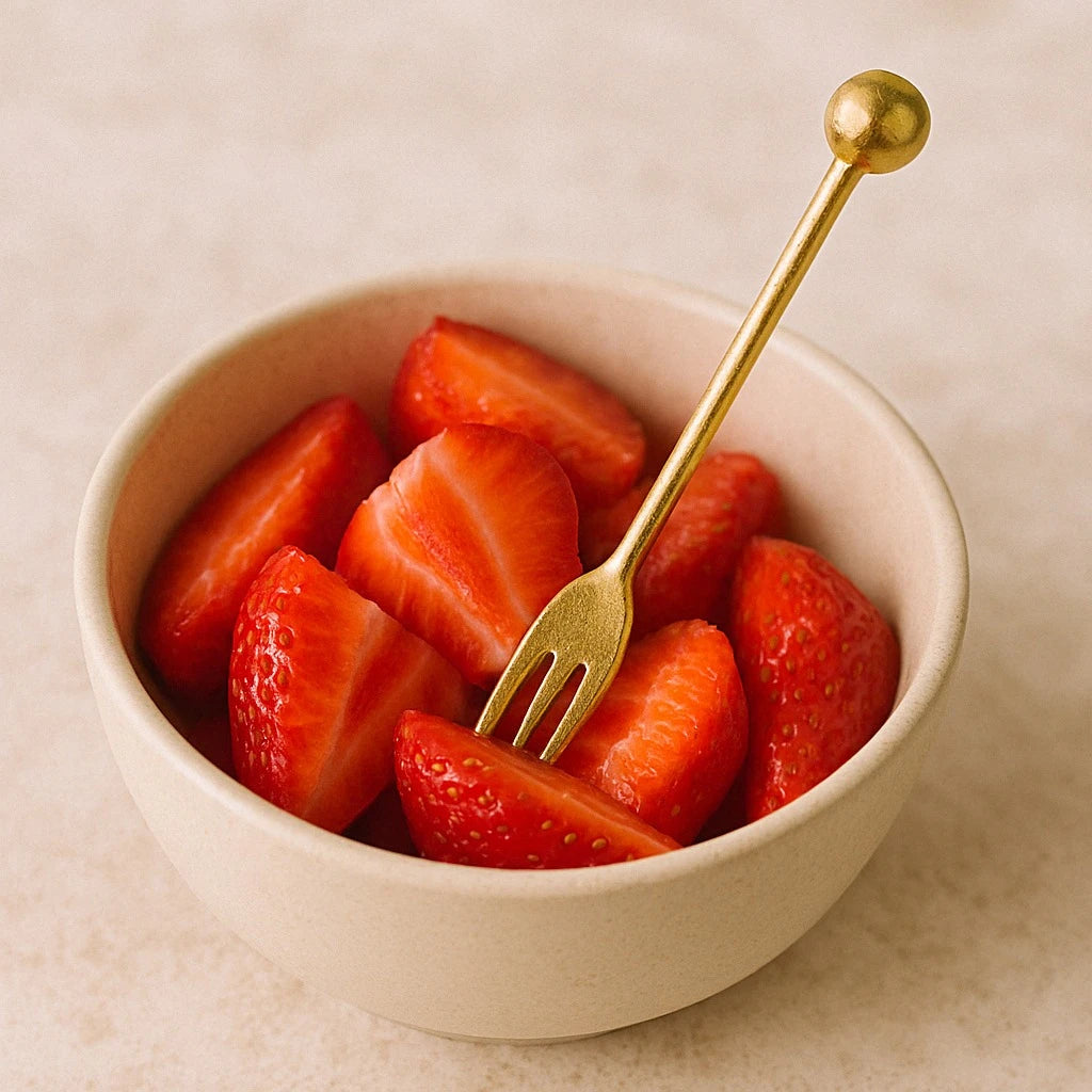 Gold Appetizer Fork Set