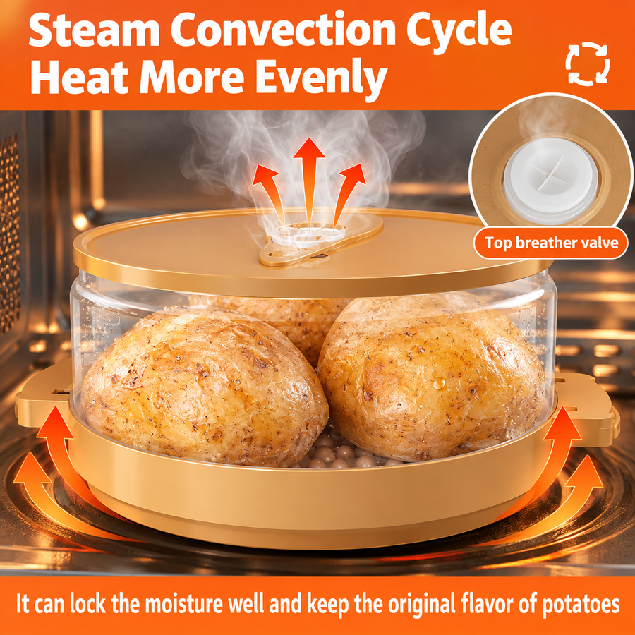 Microwave Potato Steamer Container