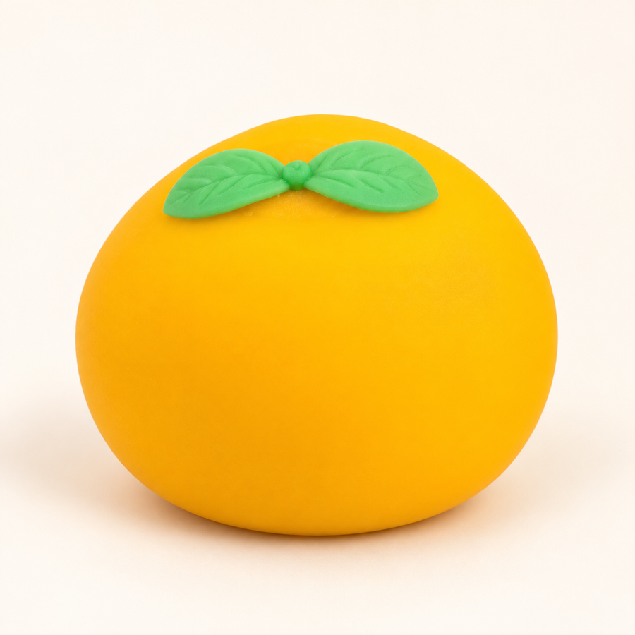 Orange Shaped Elastic Squishy Stress Relief Toy